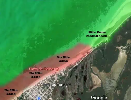 safe zone in spot Las Nubes